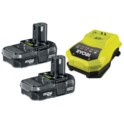 18v 3ah batteries ryobi ion li charger