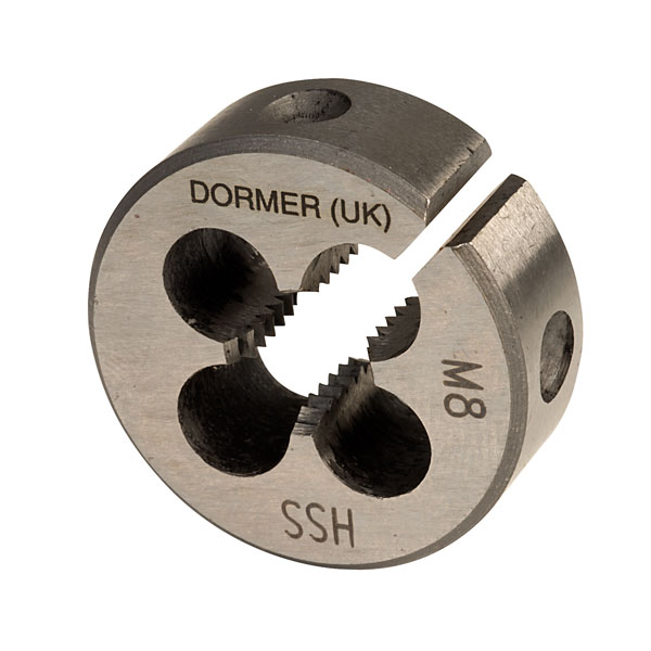 Dormer F300m8x1 F300 Hss Circular Split Dies Metric Coarse 8 0 X