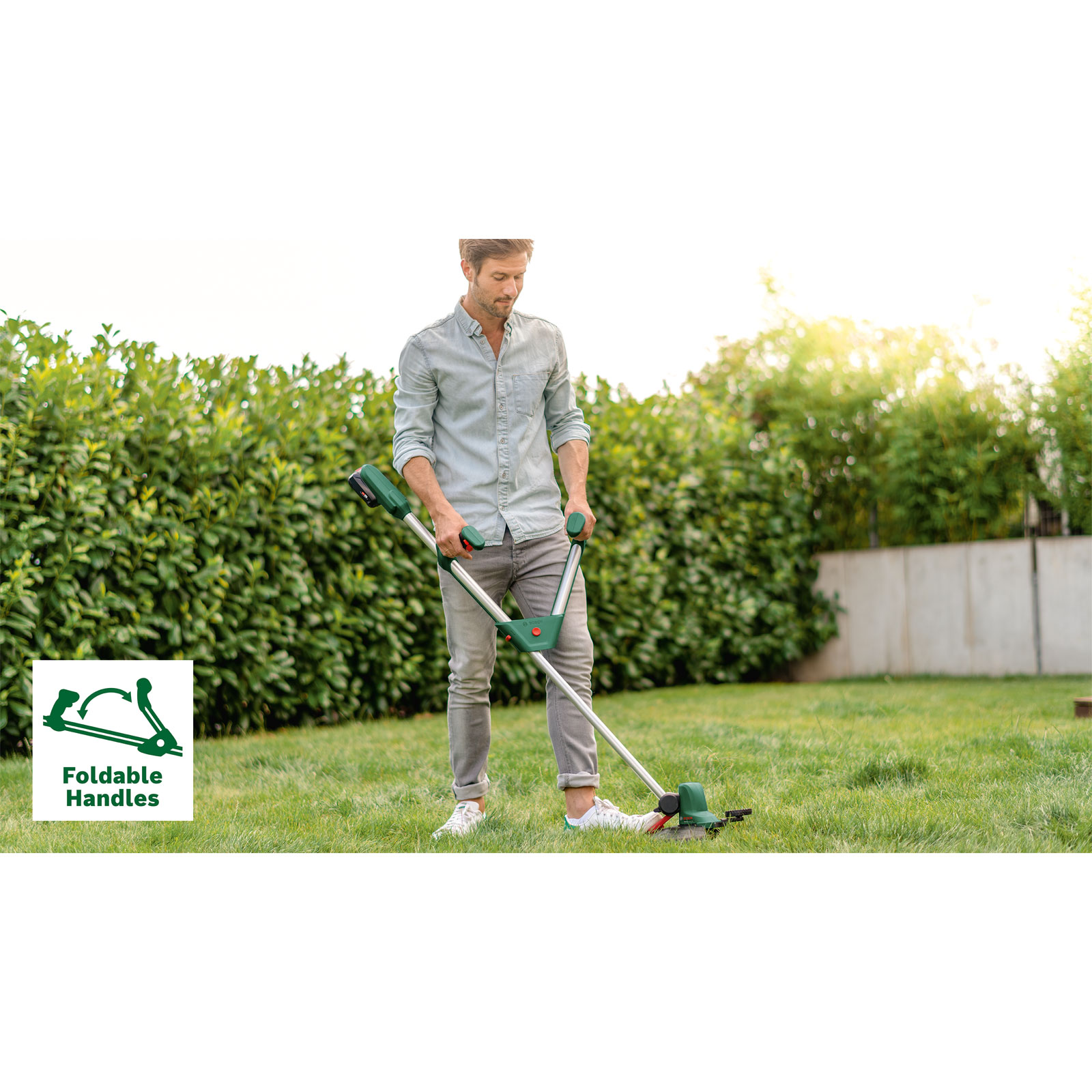 Bosch 06008C1D71 UniversalGrassCut 18V260 Cordless Grass Trimmer 18V (1 x2.0Ah) Rapid Online