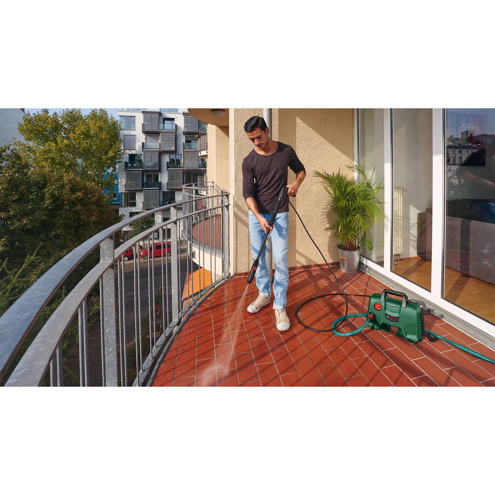 Bosch 06008A7F70 EasyAquatak 110 High Pressure Washer 1300W 110 Bar ...