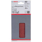 Bosch 2608605303 Sanding Sheet (10) Hook & Loop 60 Grit 93 x 186mm