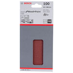 Bosch 2608605305 Sanding Sheet (10) Hook & Loop 100 Grit 93 x 186mm