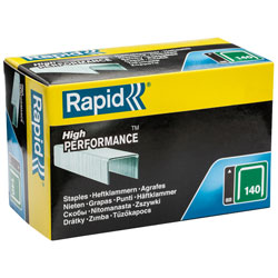 Rapid 11908111 140/8 8mm Galvanised Staples Box Of 5000