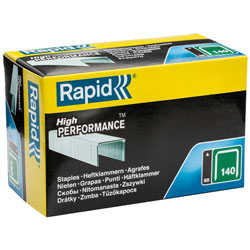 Rapid 11915611 140/14 14mm Galvanised Staples Box Of 5000