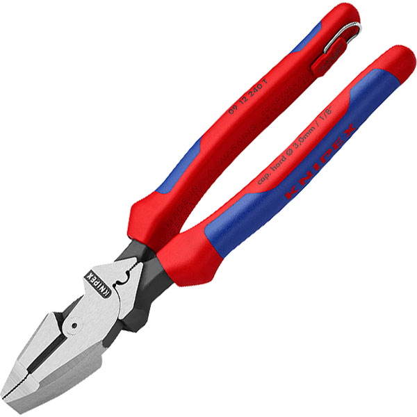 Knipex 09 12 240 T American Style Lineman's Pliers Tether Attachme...