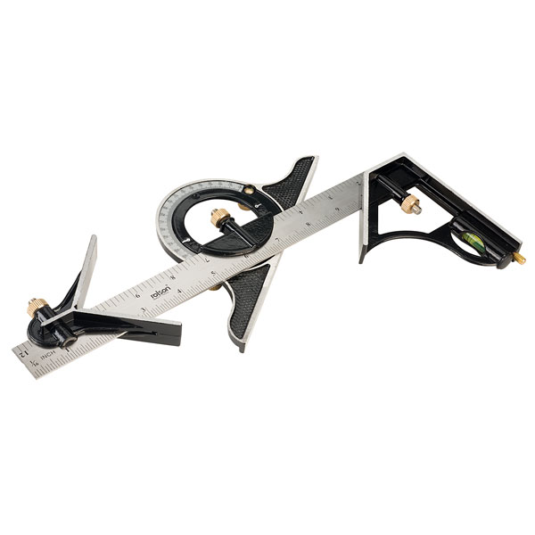 Rolson 50879 300mm Combination Square Set | Rapid Online