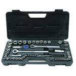 Rolson 36159 52pc 1/4&1/2Drive Socket Set