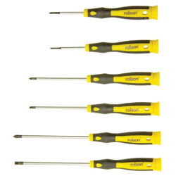 Rolson Precision Screwdriver Set  - 6 Piece