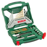 Bosch 2607019327 Titanium 50 Piece x Line Drill, Screwdriver Bit and Tool Set