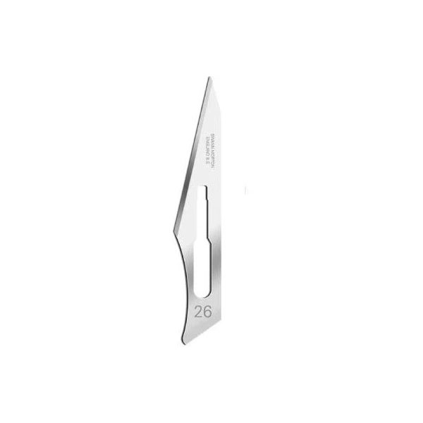 Swann-Morton 1113 Scalpel Blades No.26 Box of 100 (20 x 5)