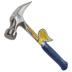 Estwing E3/20S Straight Claw Hammer - Vinyl Grip 20oz (567g)