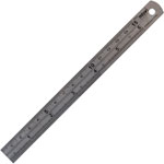 Rolson 50822 150mm Stainless Steel Ruler