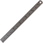 Rolson 50824 300mm Stainless Steel Ruler
