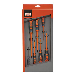 Bahco 219.601 Insulated Screwdriver Set 1000V With Tester - 7 Piece