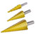 Rolson 48890 3pc Titanium Step Drill Set