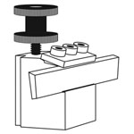 Proxxon 24417 Parting Tool Holder & Tool for PD 400 Quick-change Tool Post