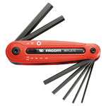 Facom 86H.JE7A Folding Hex Key Set 2.5 - 10mm