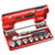 Facom SRJL-15IM 1/4, 3/8 & 1/2 Drive Metric Hexagon Socket Set Kit 5.5-32mm