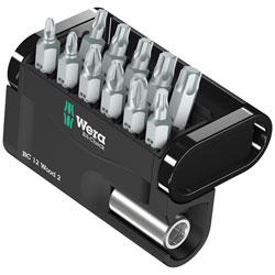 Wera 05057422001 Wera Bit-Check 12 Wood 2 General Bit Set PZ,PH,TX 12pc