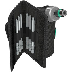 Wera 05051031001 Kraftform Kompakt Pistol RA 4 Ratchet Screwdriver Set 13 Piece