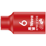 Wera 05004950001 8790 B Zyklop VDE 3/8" Drive Socket 6 x 46mm