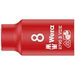 Wera 05004952001 8790 B Zyklop VDE 3/8 Drive Socket 8 x 46mm
