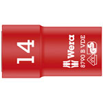 Wera 05004958001 8790 B Zyklop VDE 3/8 Drive Socket 14 x 46mm