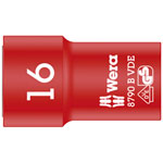 Wera 05004960001 8790 B Zyklop VDE 3/8" Drive Socket 16 x 46mm