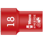 Wera 05004962001 8790 B Zyklop VDE 3/8" Drive Socket 18 x 46mm