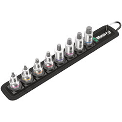 Wera 05003971001 Belt B 2 Zyklop In-Hex HF Bit-Socket Set 3/8 8pc