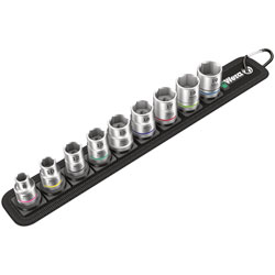 Wera 05003973001 Belt B 4 Zyklop Socket Set 3/8 9pc