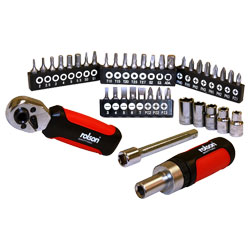 Rolson 40-Piece Socket and Bit Set