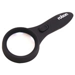 Rolson 60328 6 Mini LED Magnifying Glass 65mm Diameter 2x Magnification