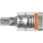 Wera 05003386001 8740 A HF Zyklop In-Hex 1/4" Bit-Socket 3/16" x 28mm