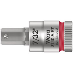 Wera 05003387001 8740 A HF Zyklop In-Hex 1/4 Bit-Socket 7/32 x 28mm