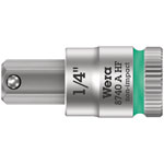 Wera 05003388001 8740 A HF Zyklop In-Hex 1/4" Bit-Socket 1/4" x 28mm