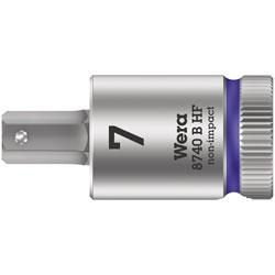 Wera 05003037001 8740 B HF Zyklop In-Hex 3/8 Bit-Socket 7 x 38.5mm