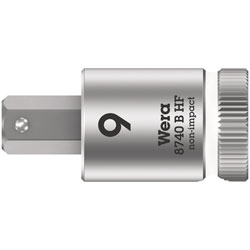 Wera 05003041001 8740 B HF Zyklop In-Hex 3/8 Bit-Socket 9 x 38.5mm