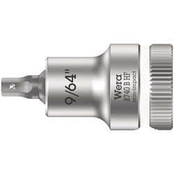 Wera 05003082001 8740 B HF Zyklop In-Hex 3/8 Bit-Socket 9/64 x 35mm