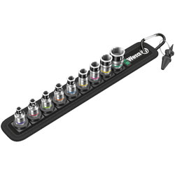 Wera 05003880001 Belt A 1 Zyklop Socket Set With Holding Function, 1/4 Drive