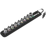 Wera 05003880001 Belt A 1 Zyklop Socket Set With Holding Function, 1/4" Drive