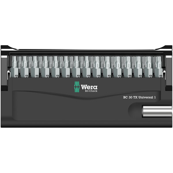 Wera Bit-Sortiment Bit-Check 30 TX Universal 1 30-teilig 05057908001 