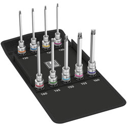 Wera 05004212001 8767 C TORX® HF 3 Zyklop Bit Socket Set 1/2 Drive - With HF