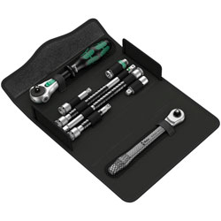 Wera 05135949001 Kraftform Kompakt Zyklop MS1 Metal/Speed 1/4 Drive - 8pc