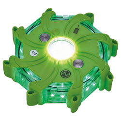 NightSearcher NSPULSARPRO-G Single Green Pulsar-Pro Rech. LED Warning Light