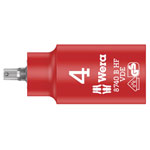 Wera 05004900001 8740 B VDE HF Zyklop Bit Socket Insulated HF 3/8 Drive 4x55mm
