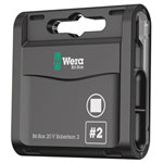Wera 05057790001 Bit-Box 20 V Robertson # 2 x 25 mm 20 Piece