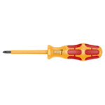 Wera 05051611001 1065 i PZ VDE Kraftform Phillips-head Screwdriver, PZ 1 x 80mm