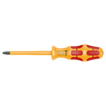 Wera 05051613001 1065 i PZ VDE Kraftform Phillips-head Screwdriver, PZ 2 x 100mm
