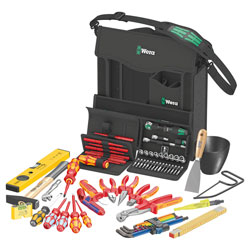 Wera 05134025001 Wera 2go E 1 Tool Set For Electricians, 73 pc